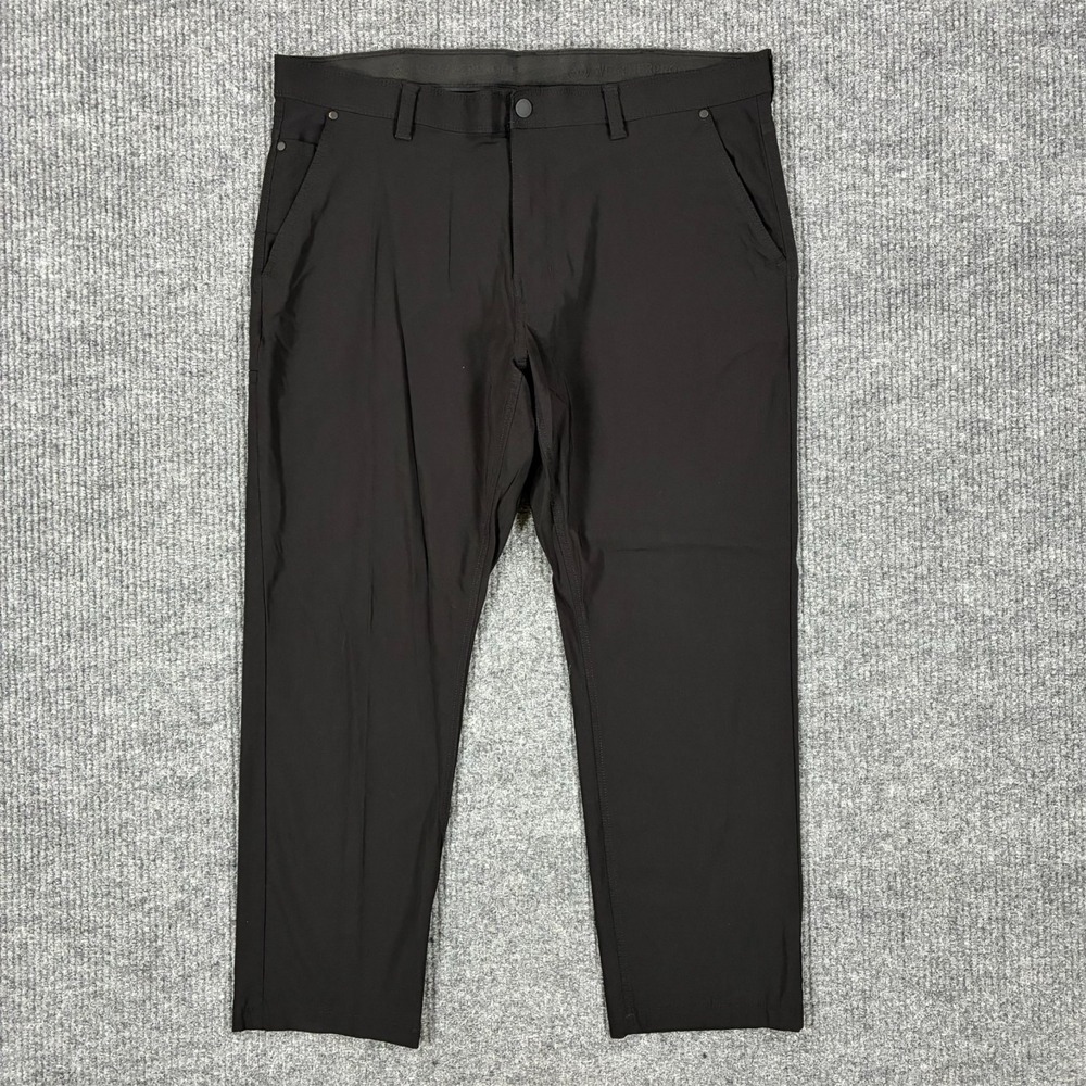 Weatherproof Vintage Mens Performance Pants‎ 40x30 Black Stretch Travel Casual